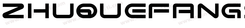 ZhuqueFangsong Regular字体转换